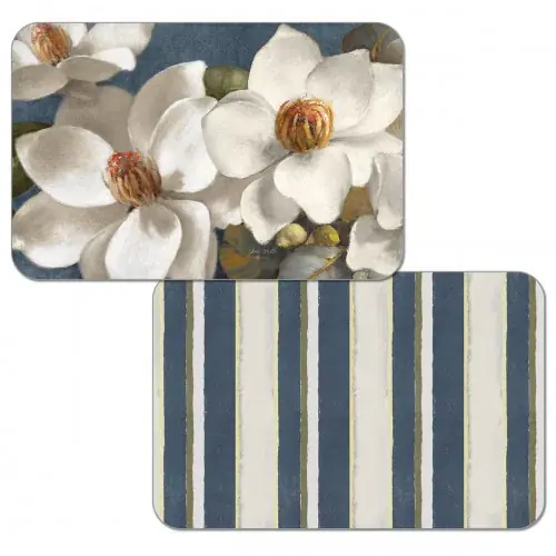 Oferta limitowana Mata stołowa / Podkładka na stół plastikowa dwustronna CALA HOME MAGNOLIAS WIELOKOLOROWA 43 x 28,5 cm