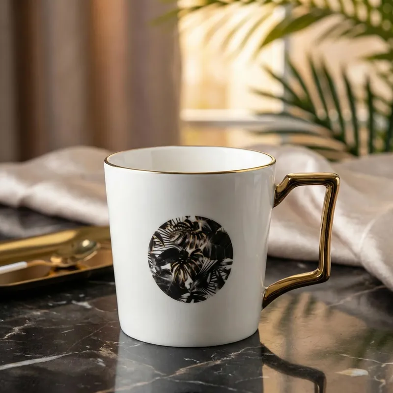 Obniżka ceny Kubek porcelanowy AFFEK DESIGN JUNGLE 400 ml