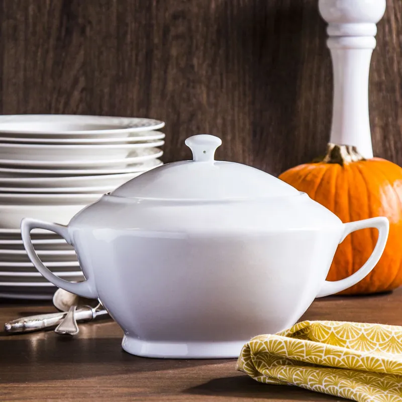 Waza do zupy ceramiczna TADAR GLAMOUR BIAŁA 3 l Nowy