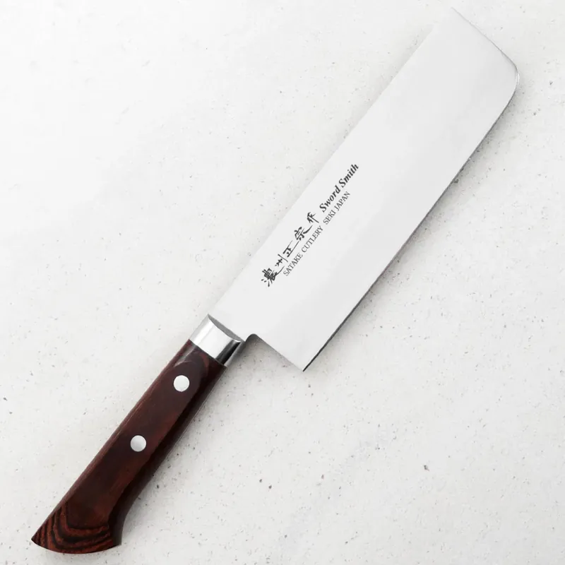 Oferta SATAKE Unique Shirogami 17 cm - nóż japoński Nakiri ze stali węglowej
