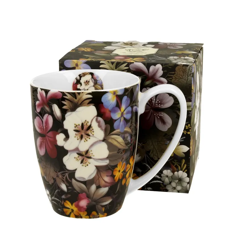 Kubek porcelanowy DUO ART GALLERY BLACK BY WILLIAM KILBURN 380 ml Dostępne od ręki