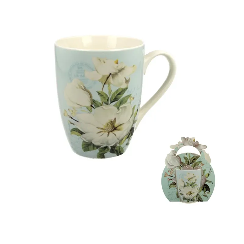 Zamów dziś Kubek porcelanowy DUO GINVERA BŁĘKITNY 350 ml