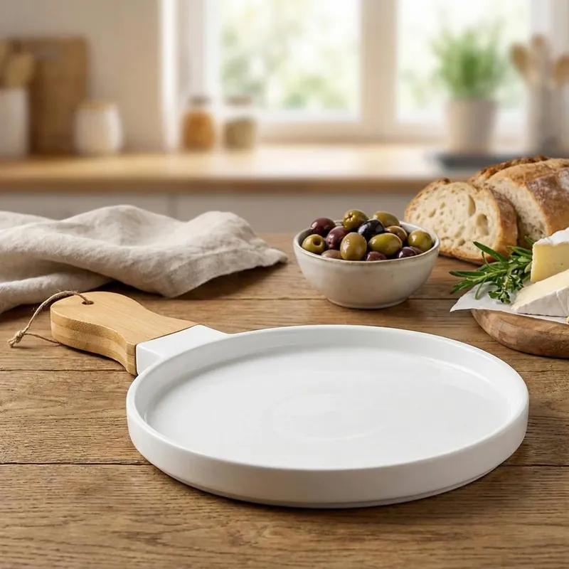 NAVA Terrestrial 26,5 cm - talerz do serwowania przekąsek porcelanowy Nowy