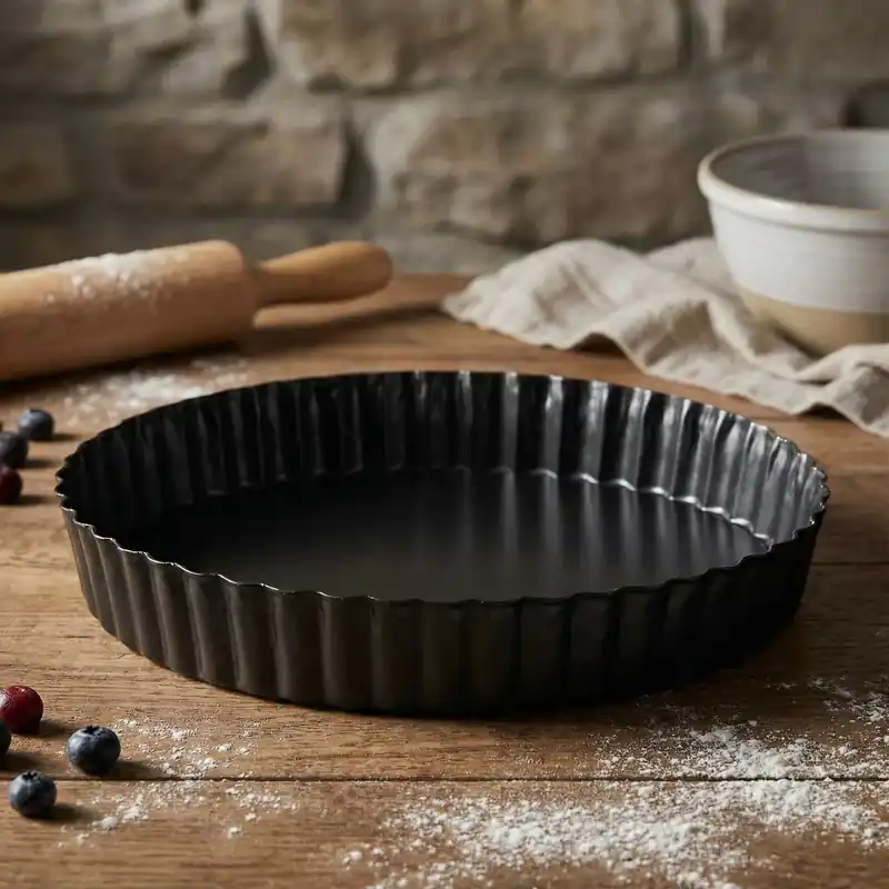 Forma do pieczenia tarty ze stali węglowej z wyjmowanym dnem TADAR 25 cm Do wyczerpania zapasów