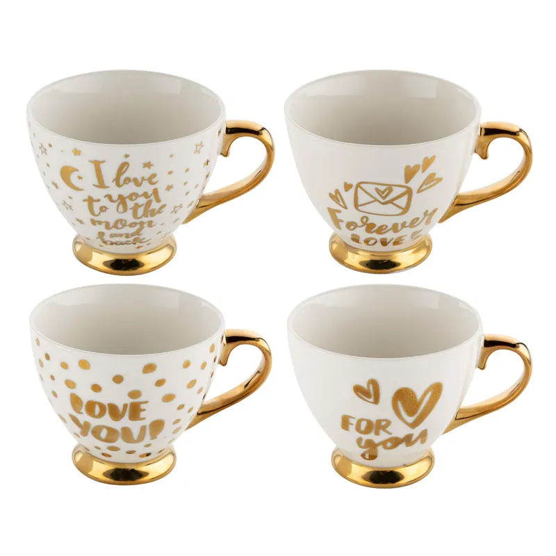 Kubek ceramiczny FLORINA MOON AND STARS 380 ml MIX WZORÓW Promocja