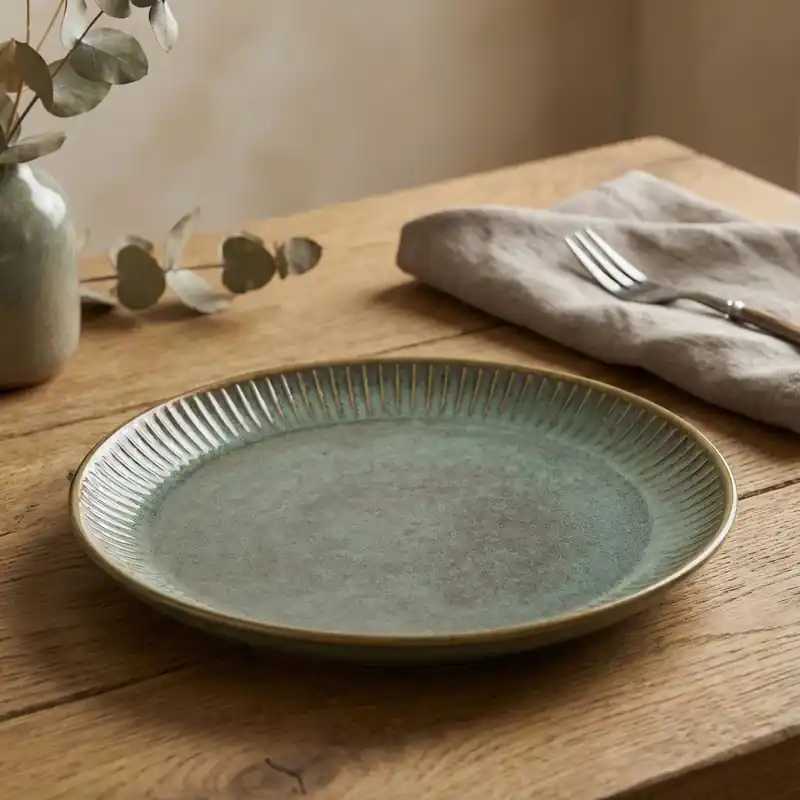 Talerz deserowy porcelanowy ALTOM DESIGN Reactive Sage 20,5 cm Super okazja
