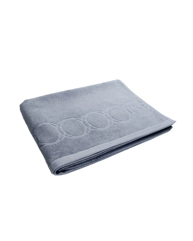 Nowy OFFICINE MONOGRAM Monogram Opus szary – ręcznik kąpielowy 70 x 140 cm