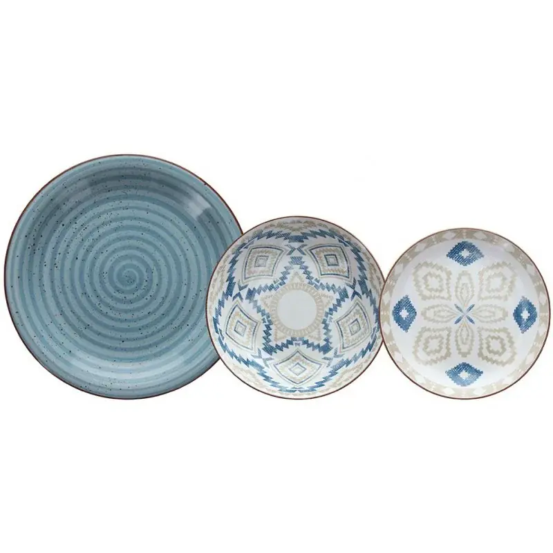 TOGNANA Casablanca 18 el. - komplet talerzy porcelanowych na 6 osób Najlepsza cena