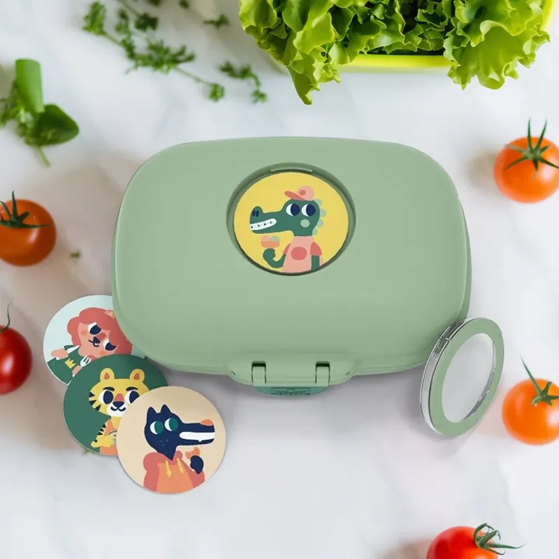 MONBENTO Gram Green Forest 0,6 l - lunch box / śniadaniówka dla dzieci Bezpieczne zakupy