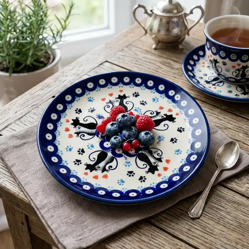 Kup online Talerz deserowy 19 cm - wzór 1378A - Zakłady Ceramiczne w Bolesławcu