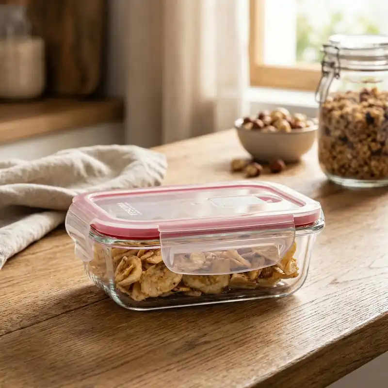 TESCOMA Freshbox Glass 0,4 l - pojemnik hermetyczny na żywność szklany Hit sprzedaży