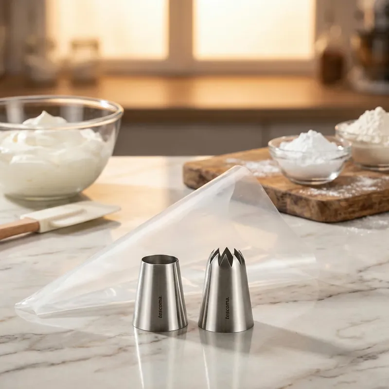 Oferta limitowana TESCOMA GrandCHEF 10 szt. - rękawy cukiernicze z 2 końcówkami