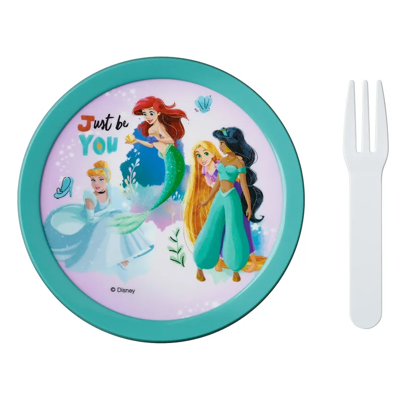 MEPAL Campus Disney Princess - pojemnik na owoce z widelcem Nowy