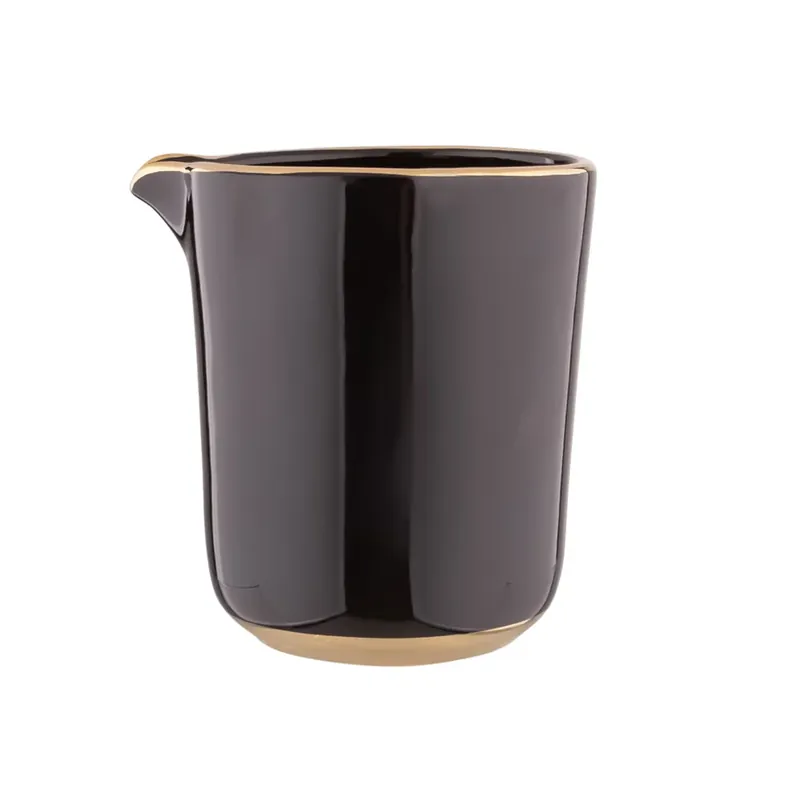 Mlecznik / Dzbanek do mleka ceramiczny PALAZZO CZARNY 250 ml Bezpieczne zakupy