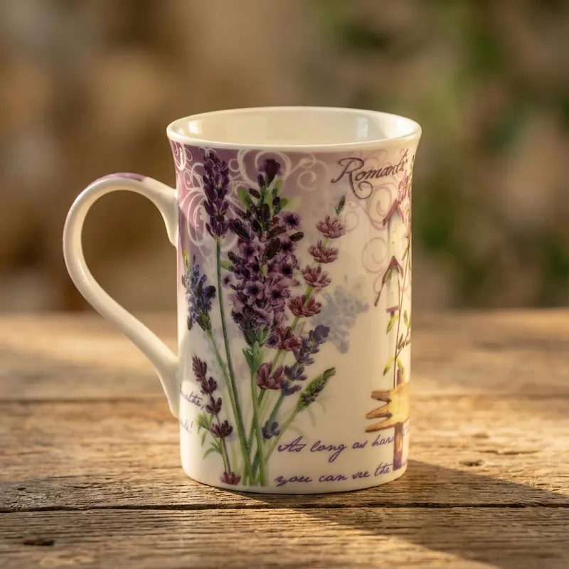 Kubki ROMANTIC LAVENDER 2 szt. Darmowy zwrot