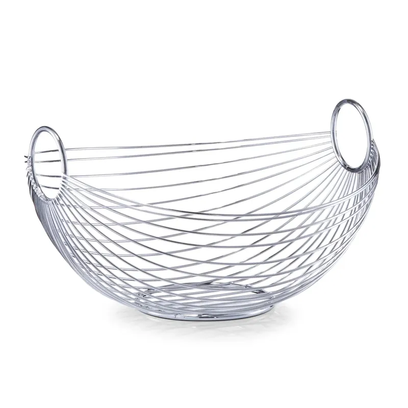 Sprawdź teraz ZELLER Chrom 28 x 25,5 cm - kosz na owoce metalowy