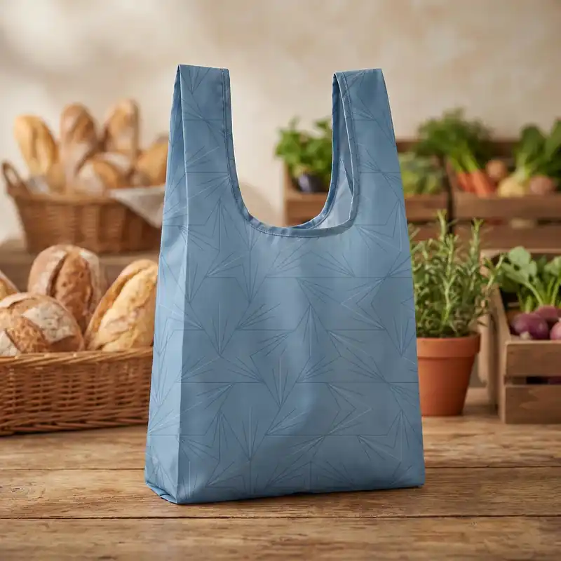 Ostatnie sztuki TESCOMA Shop! niebieska - torba na zakupy materiałowa