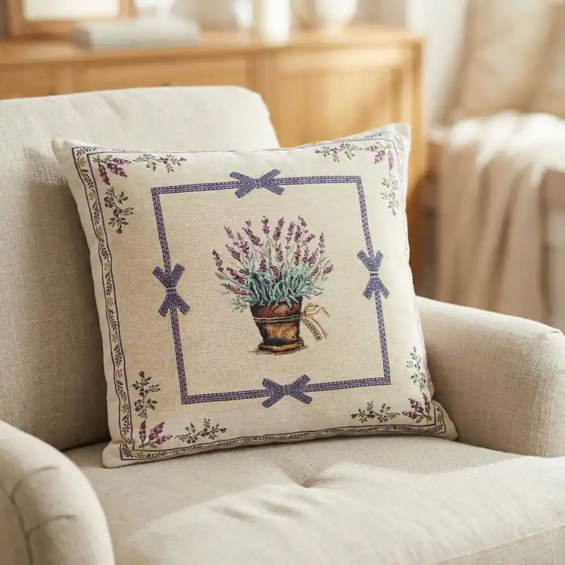Wyprzedaż Poszewka z lawendą LILAC 45x45 cm