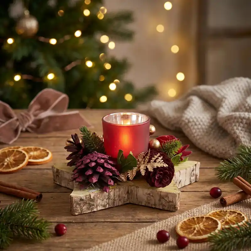 Tylko dziś RITUALI DOMESTICI QUASIROSSO Świecznik tealight gwiazda