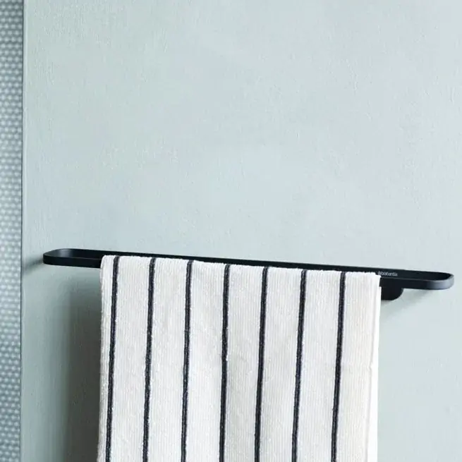 Rabat BRABANTIA MindSet 56 cm ciemnoszary - reling na ręcznik ze stali nierdzewnej