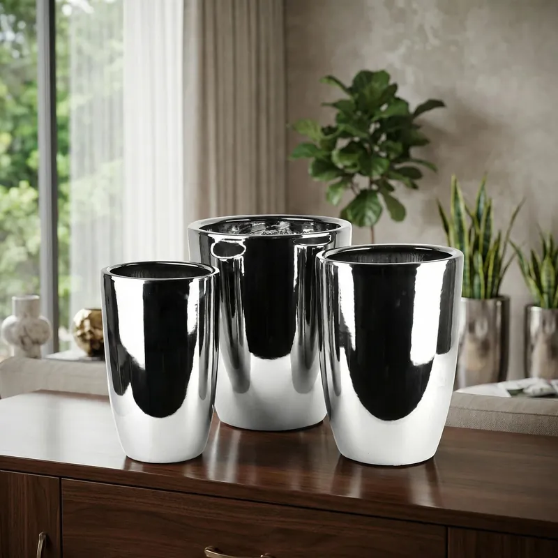 Osłonki ceramiczne MONDEX NEVA SILVER srebrne 3 szt. Kup teraz