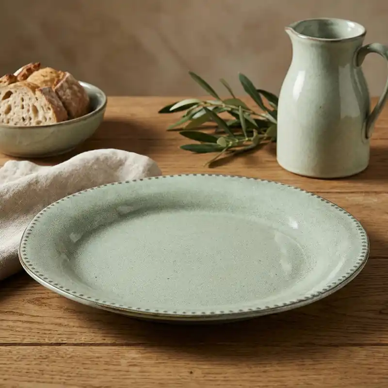 Obniżka ceny Talerz obiadowy płytki ceramiczny FLORINA RUSTY DOTS 27 cm