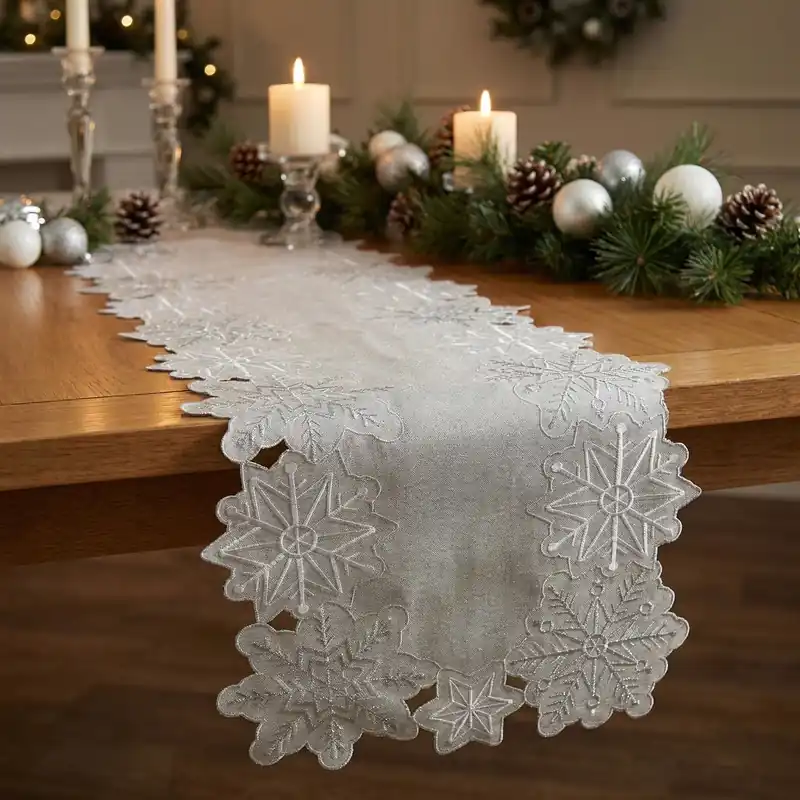 Promocja Obrus świąteczny na stół JEDEKA BN GWIAZDKI 60 x 120 cm