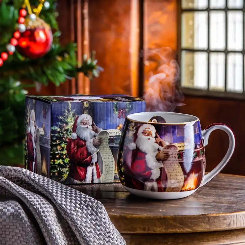 Kubek świąteczny porcelanowy DUO SANTA LETTER 430 ml Cena promocyjna