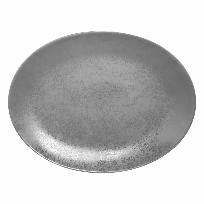 RAK Shale szara – talerz owalny 36 cm Szybka wysyłka