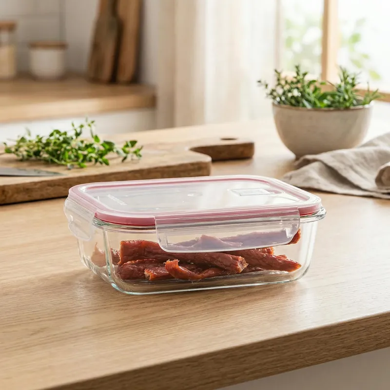TESCOMA Freshbox Glass 1 l - pojemnik hermetyczny na żywność szklany Nowość