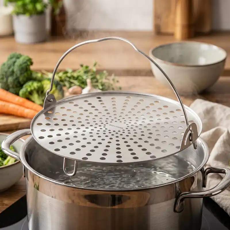 Ograniczona ilość TESCOMA GrandCHEF 19 cm - wkład / sitko do gotowania na parze ze stali nierdzewnej
