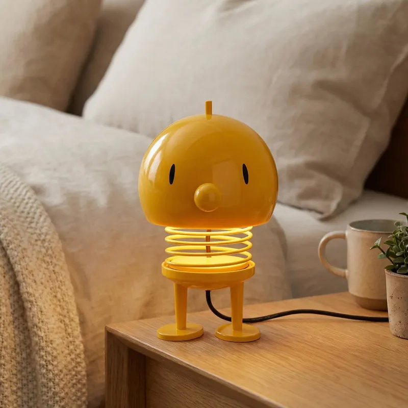 Zamów dziś HOPTIMIST BUMBLE L 23 cm - lampa stołowa LED z dotykowym ściemniaczem żółta