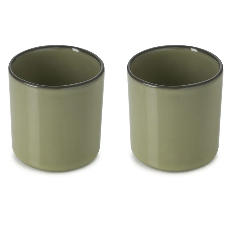 REVOL Caractere Kardamon 80 ml 2 szt. - kubki do espresso porcelanowe Taniej