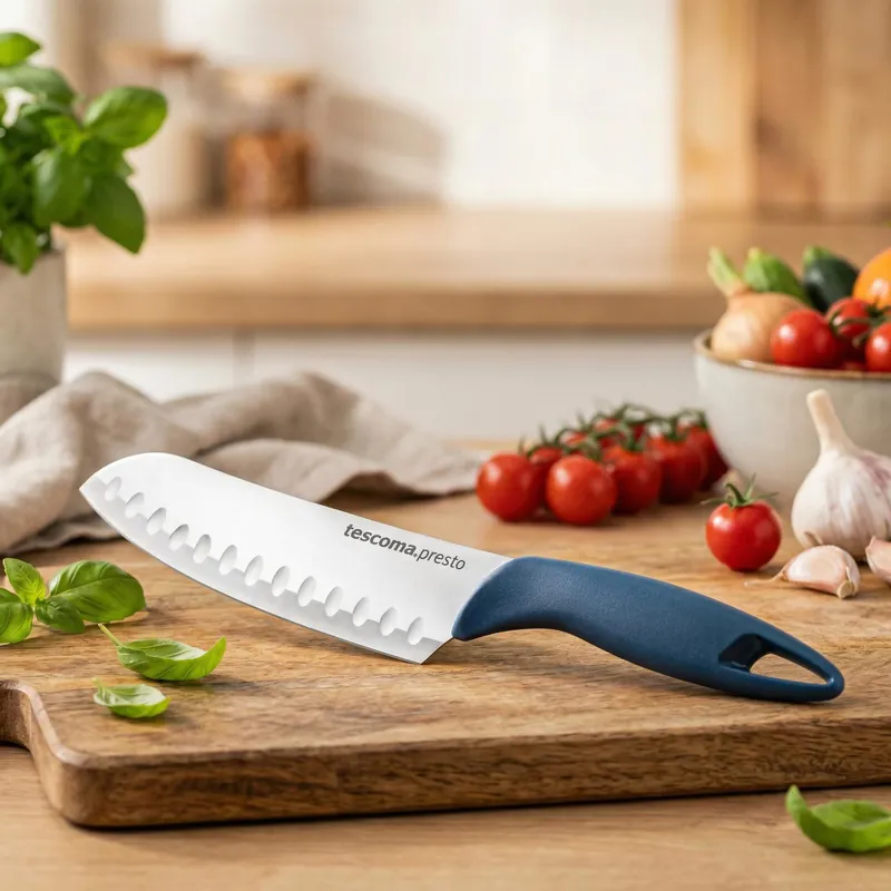 TESCOMA Presto 15 cm - nóż japoński Santoku ze stali nierdzewnej Oferta czasowa