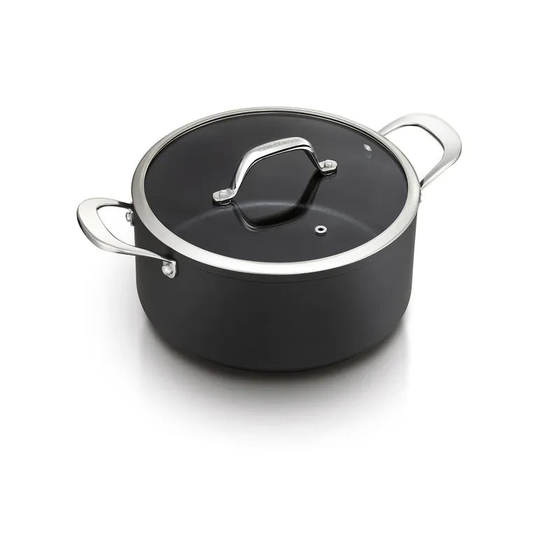 BRABANTIA Balance 2,8 l czarny - garnek aluminiowy z pokrywką Tylko dziś