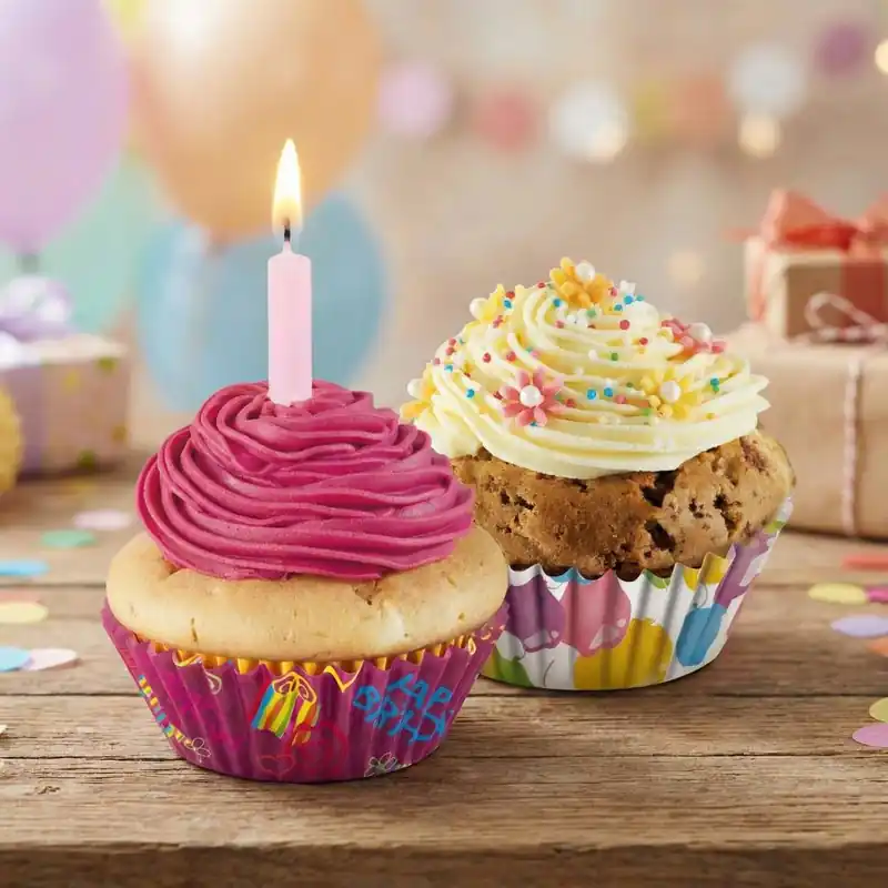 Zamów dziś TESCOMA Delicia Party 60 szt. fioletowe - papilotki / foremki do muffinek papierowe