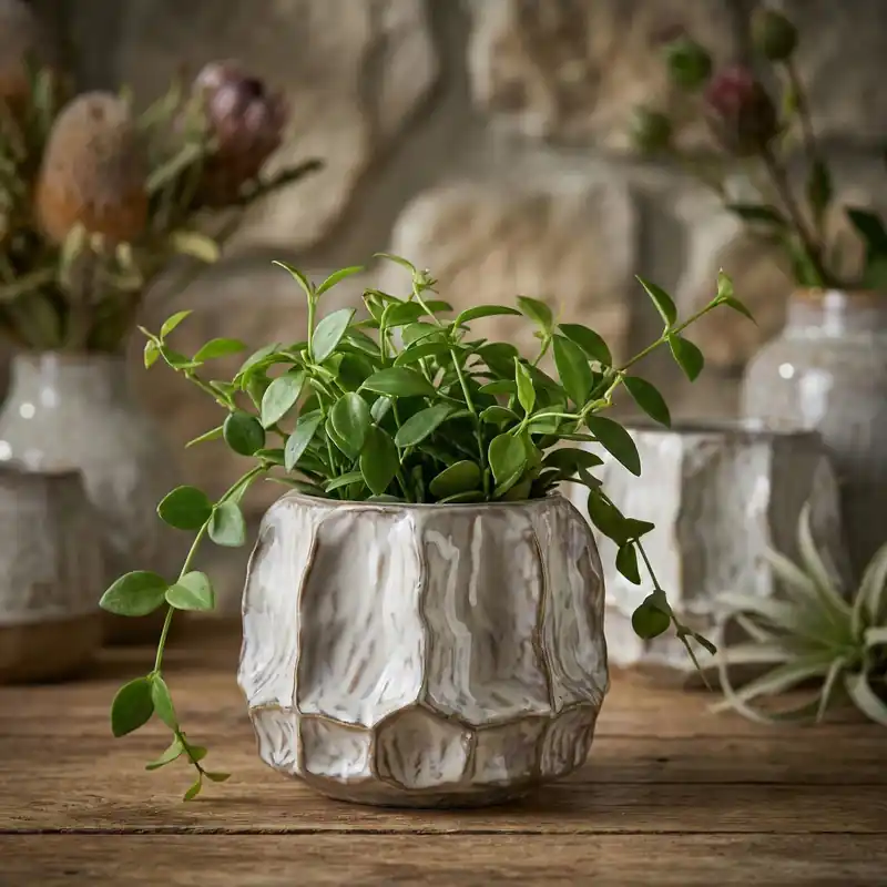 Premium Osłonka MONDEX DIVINE 14x17x15 cm beżowo-brązowa