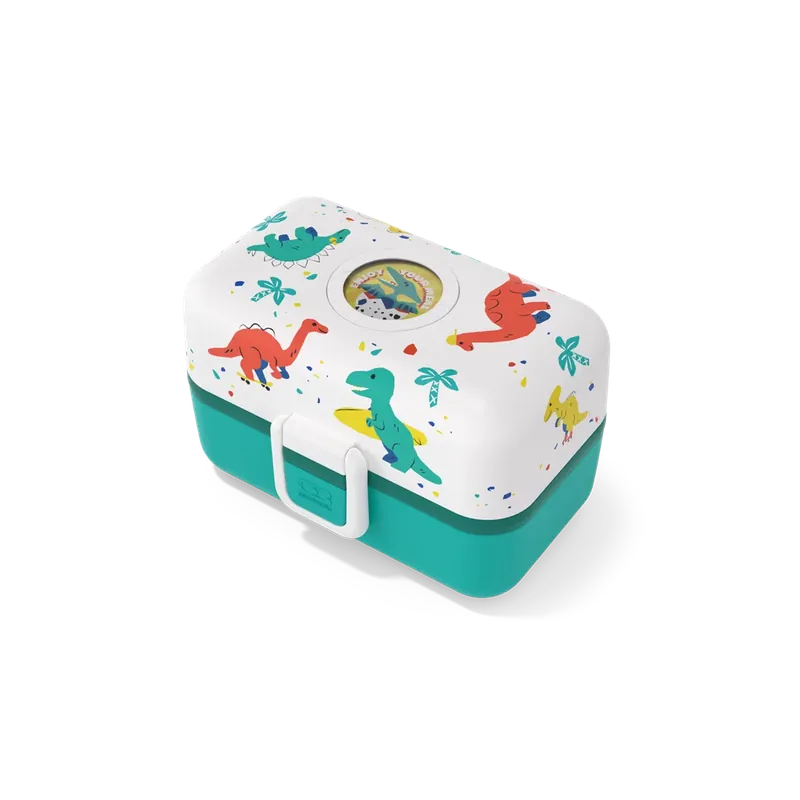 MONBENTO Tresor Graphic Dino – lunchbox dziecięcy Nie przegap