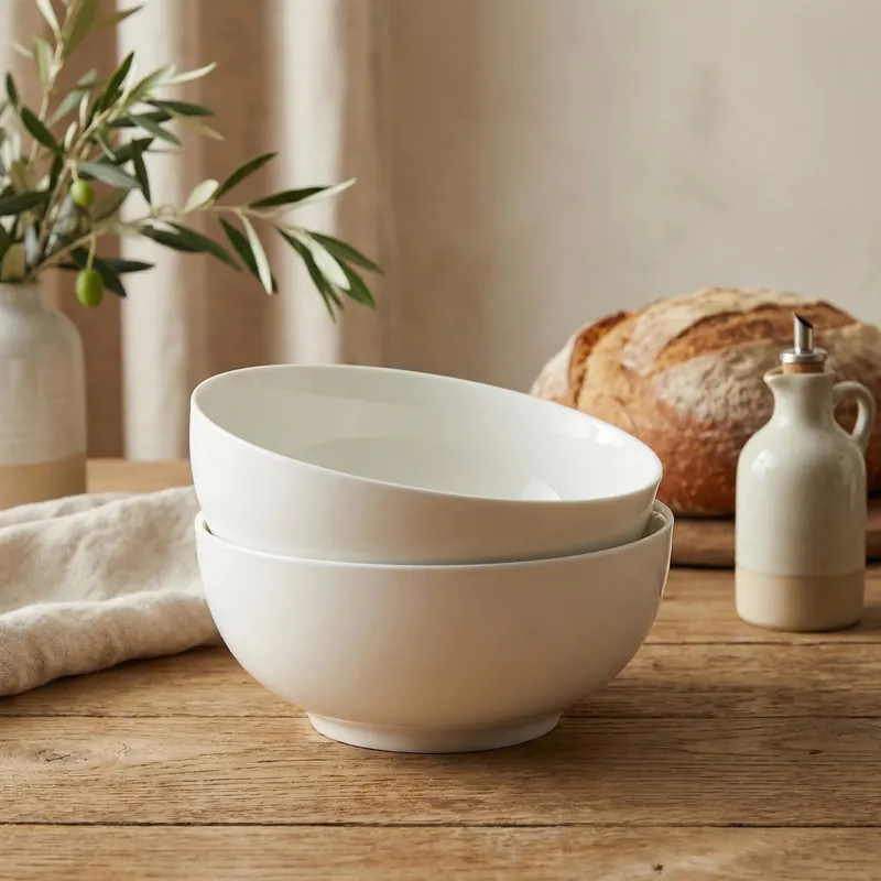 Oferta LA PORCELLANA BIANCA Essenziale 2 szt. - miski kuchenne porcelanowe