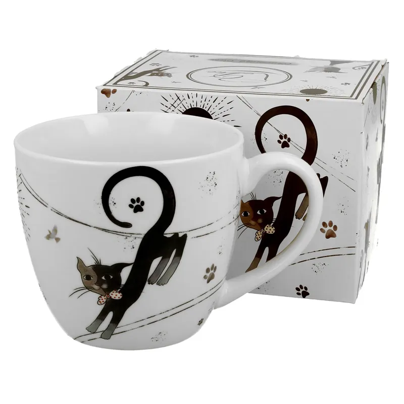Oferta czasowa Kubek porcelanowy DUO ANIMALS CHARMING CATS 460 ml