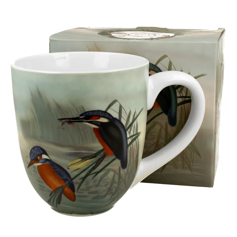 Kubek porcelanowy DUO ANIMALS ZIMORODKI 1000 ml Niska cena