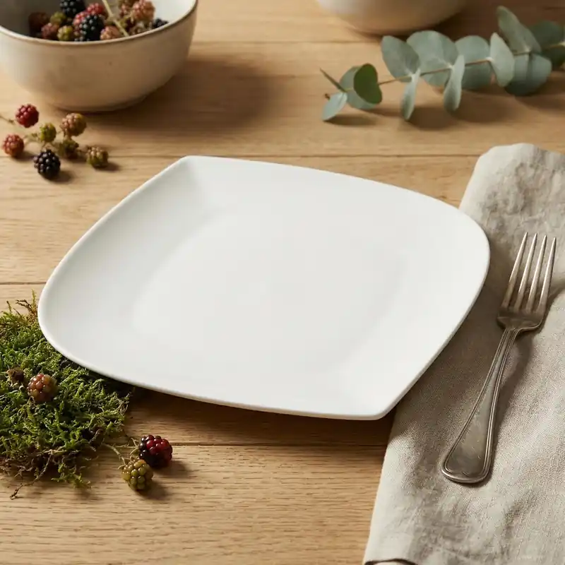 Zamów teraz FLORINA Moss 21,5 cm ecru - talerz deserowy porcelanowy