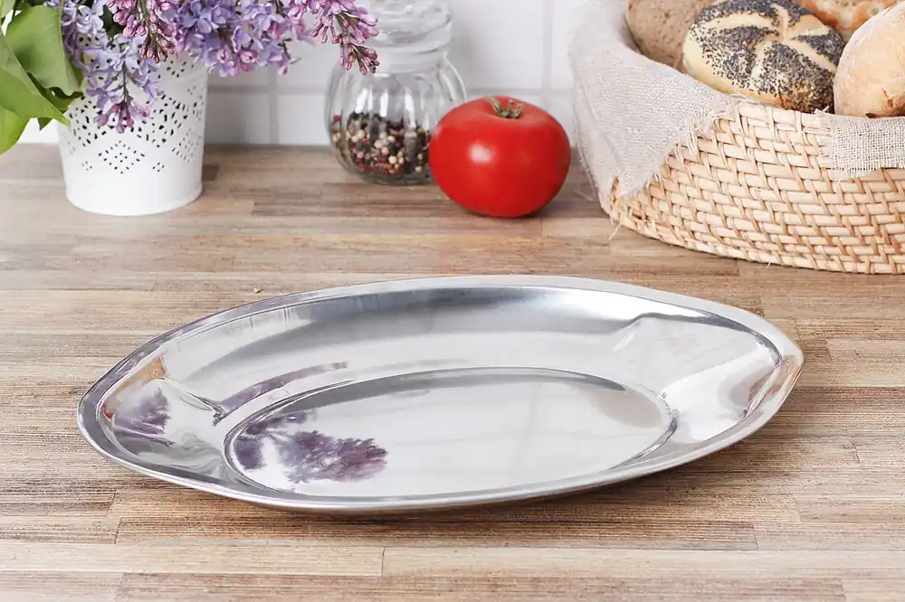 Wybór klientów Półmisek ze stali nierdzewnej TADAR SILVER 31 x 21,5 cm