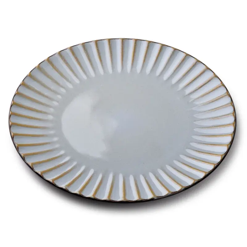 Talerz obiadowy płytki ceramiczny AFFEK DESIGN EVIE GREY 26,5 cm Cena promocyjna
