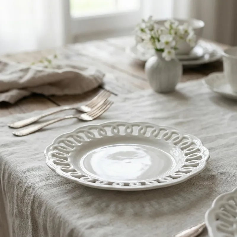 Niska cena LA PORCELLANA BIANCA Firenze 15 cm - talerz deserowy porcelanowy