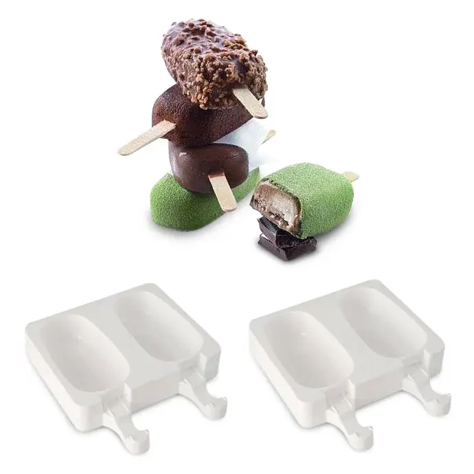 Zniżka SILIKOMART Easy Cream Classic 4 szt. - forma do cakesicles / monoporcji silikonowa