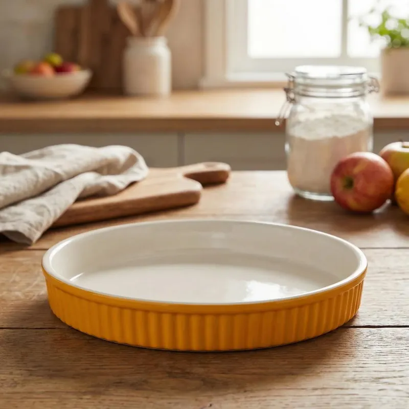 Forma do tarty ceramiczna ALTOM DESIGN FUSION SOLAR 24 cm żółta Tylko dziś