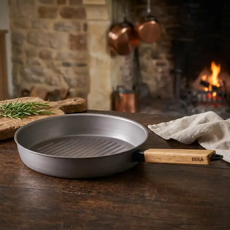 Niska cena BEKA Nomad 28 cm - patelnia grillowa ze stali węglowej