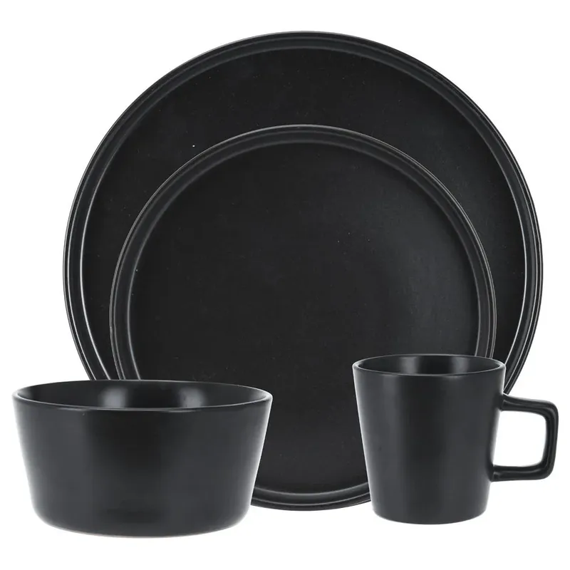 Obniżka ceny Serwis obiadowo - kawowy ceramiczny EXCELLENT HOUSEWARE na 4 osoby (16 el.)