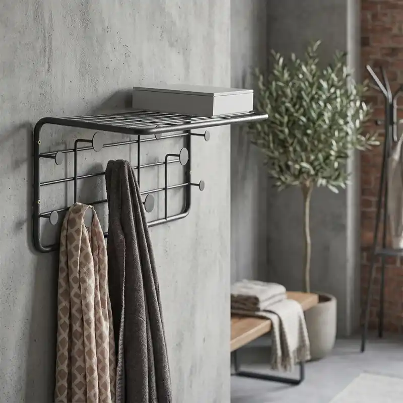 ZELLER Loft 51,4 cm - wieszak ścienny metalowy Darmowy zwrot